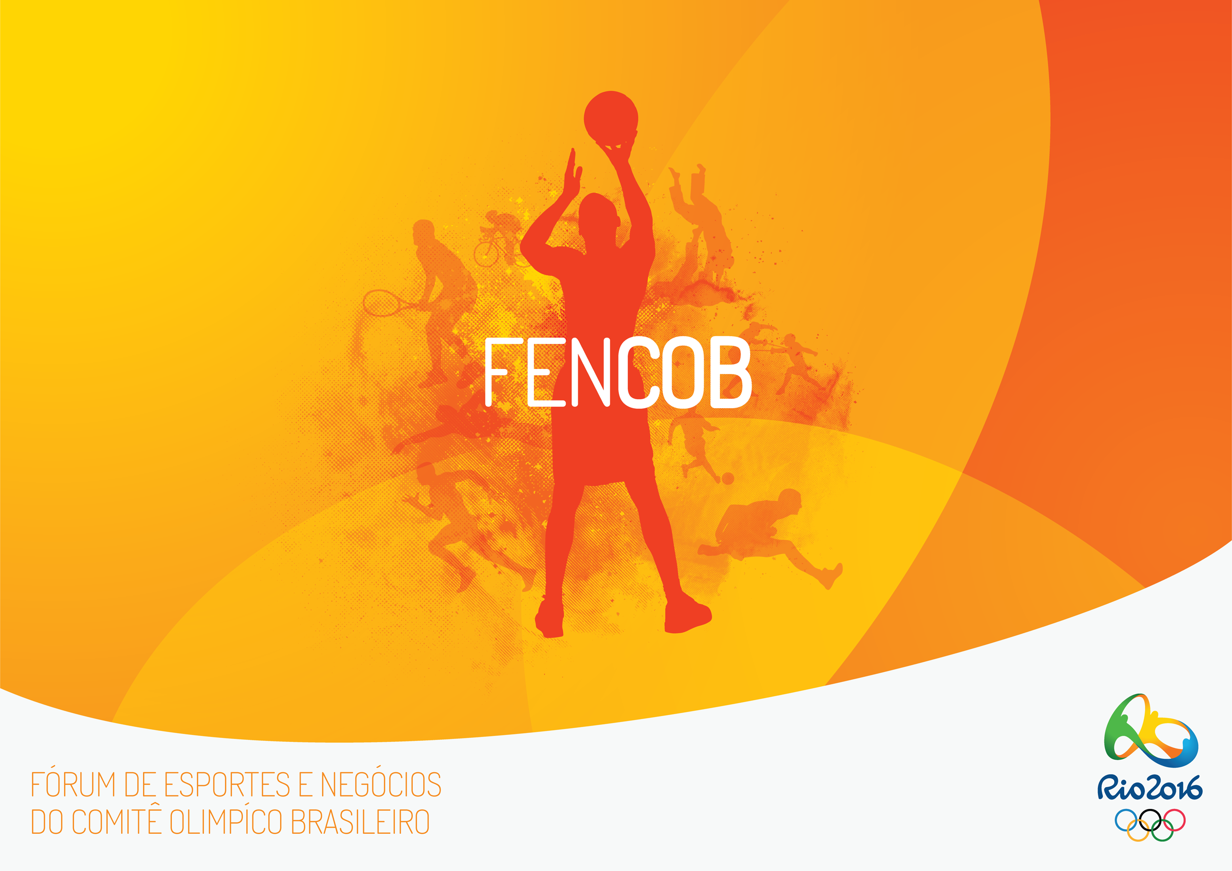 Variações do key visual do FENCOB.